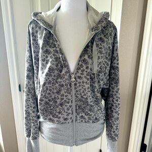 Athleta “Balance” Leopard Print Hoodie Size Medium